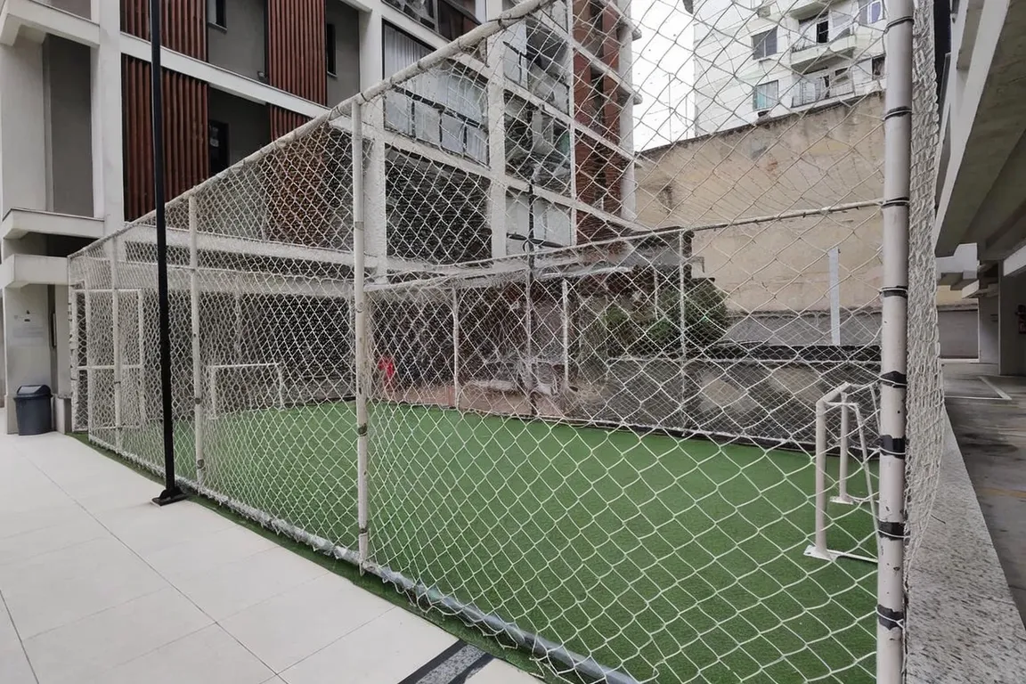 Planta baixa humanizada de apartamento com 2 ou 3 dormitórios no Brise Clube Condomínio.