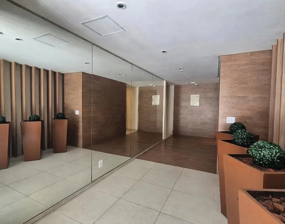 Apartamento Tipo: Interior de apartamento de 3 quartos com suíte e planta inteligente no Ocean Pontal Residence Recreio.