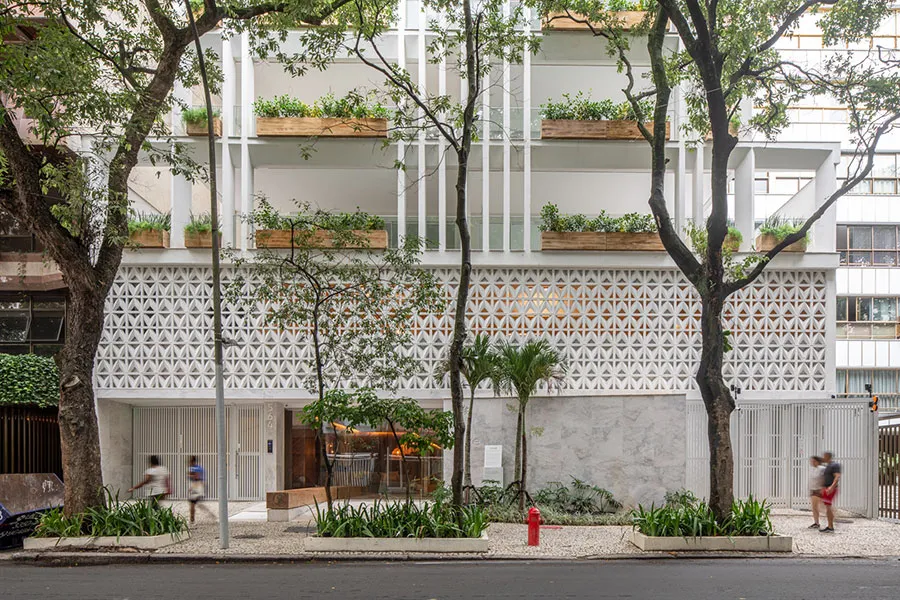 Edifício NOVE IPANEMA MOZAK Rua Prudente de Morais arquitetura moderna