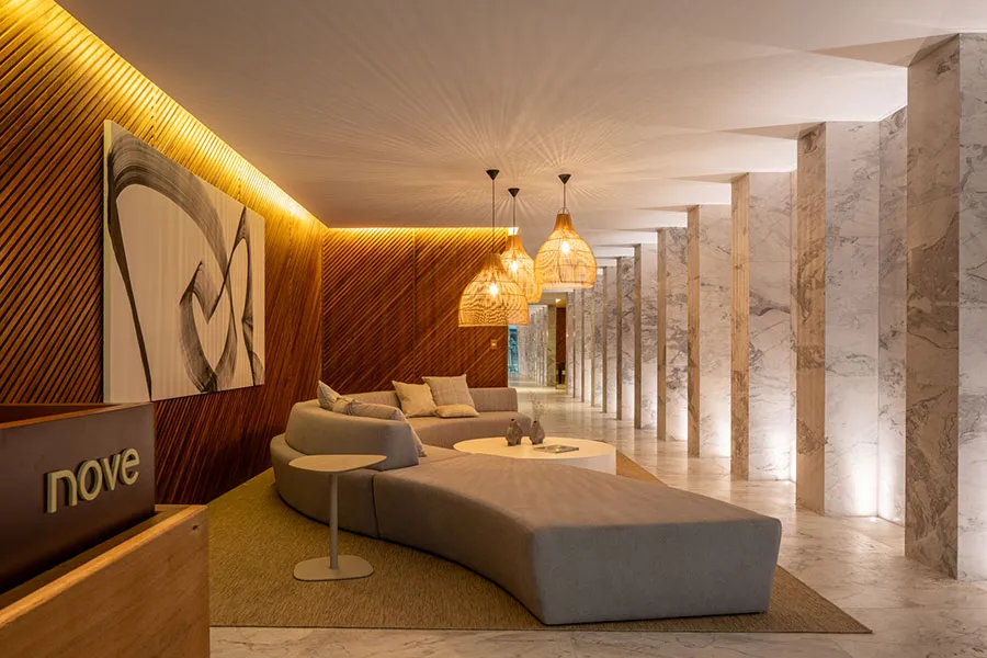 Planta de apartamento 4 quartos NOVE IPANEMA MOZAK Garden 180m²