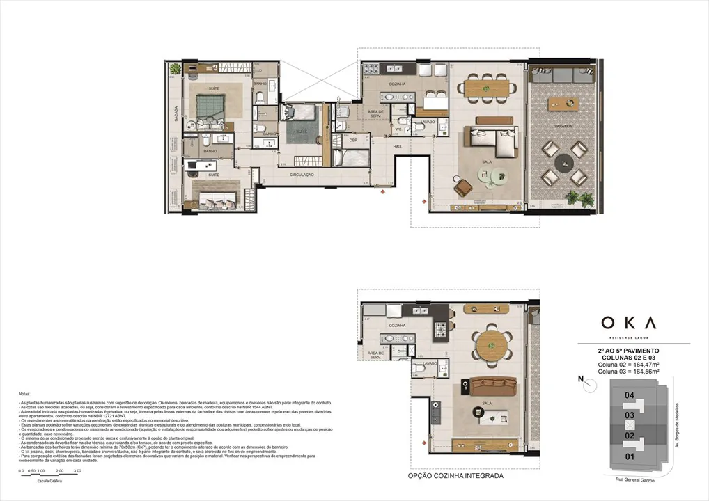 Oka Residence Lagoa: lançamento RJZ Cyrela com plantas de 164 a 439 m². Apartamentos de luxo com vista para a Lagoa Rodrigo de Freitas.