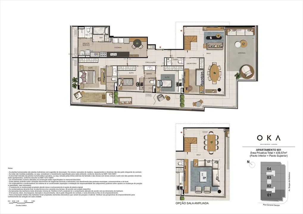 OKA Residence Lagoa: Apartamentos Exclusivos à Venda na Avenida Borges de Medeiros