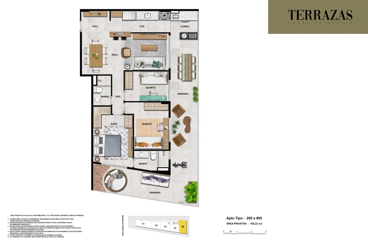 PLANTA 3-APTO-CONDOMÍNIO-TERRAZAS-TIJUCA-RJ