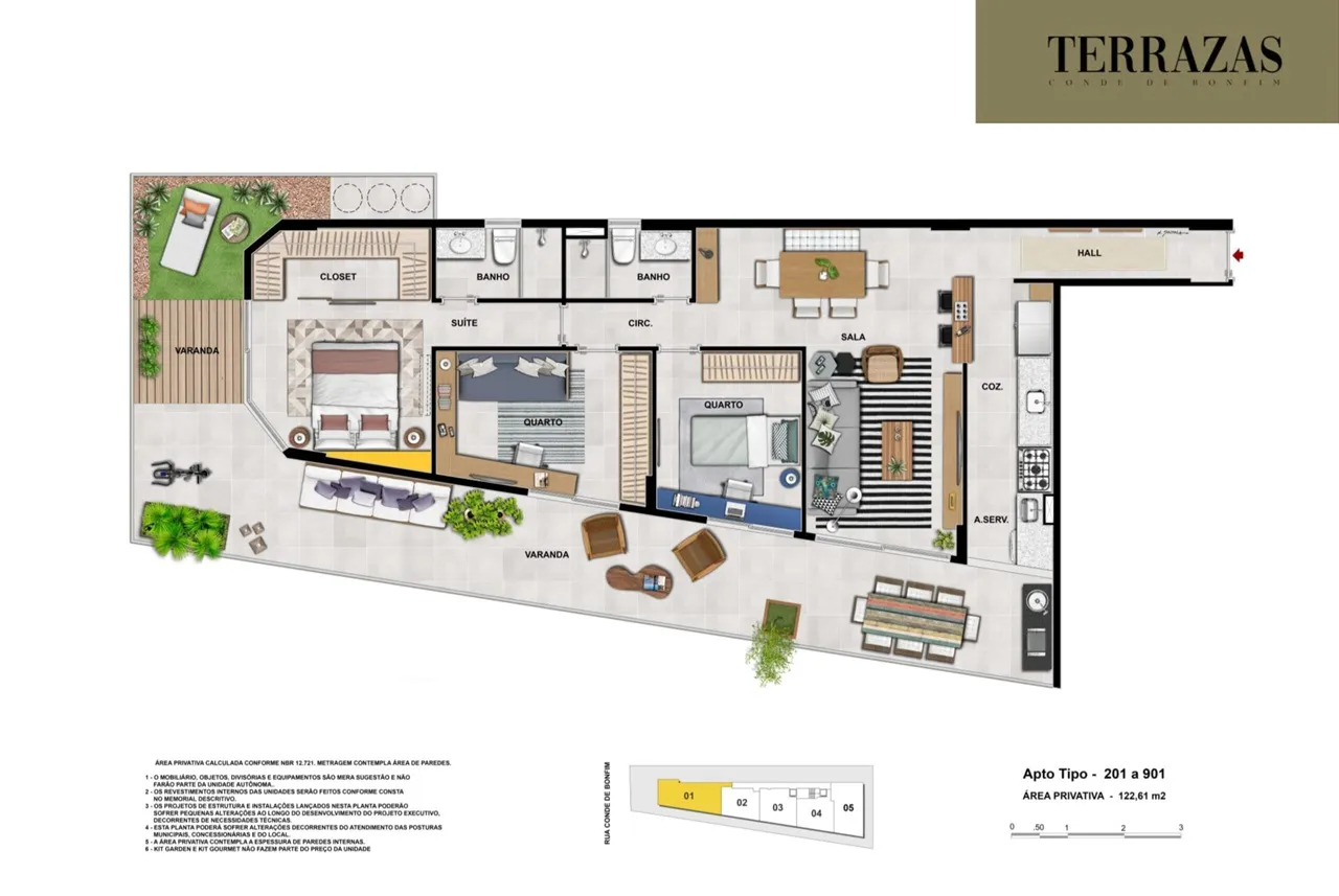 PLANTA 4-APTO-CONDOMÍNIO-TERRAZAS-TIJUCA-RJ