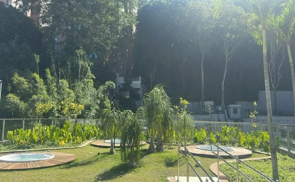 Sinalização ecológica e placas informativas sobre a fauna local no parque da Gávea.