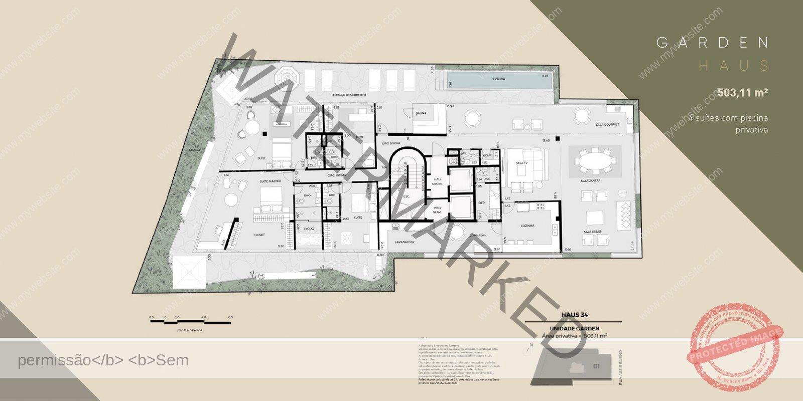 Residencial-Haus-34-Botafogo-Planta-Apto-Garden