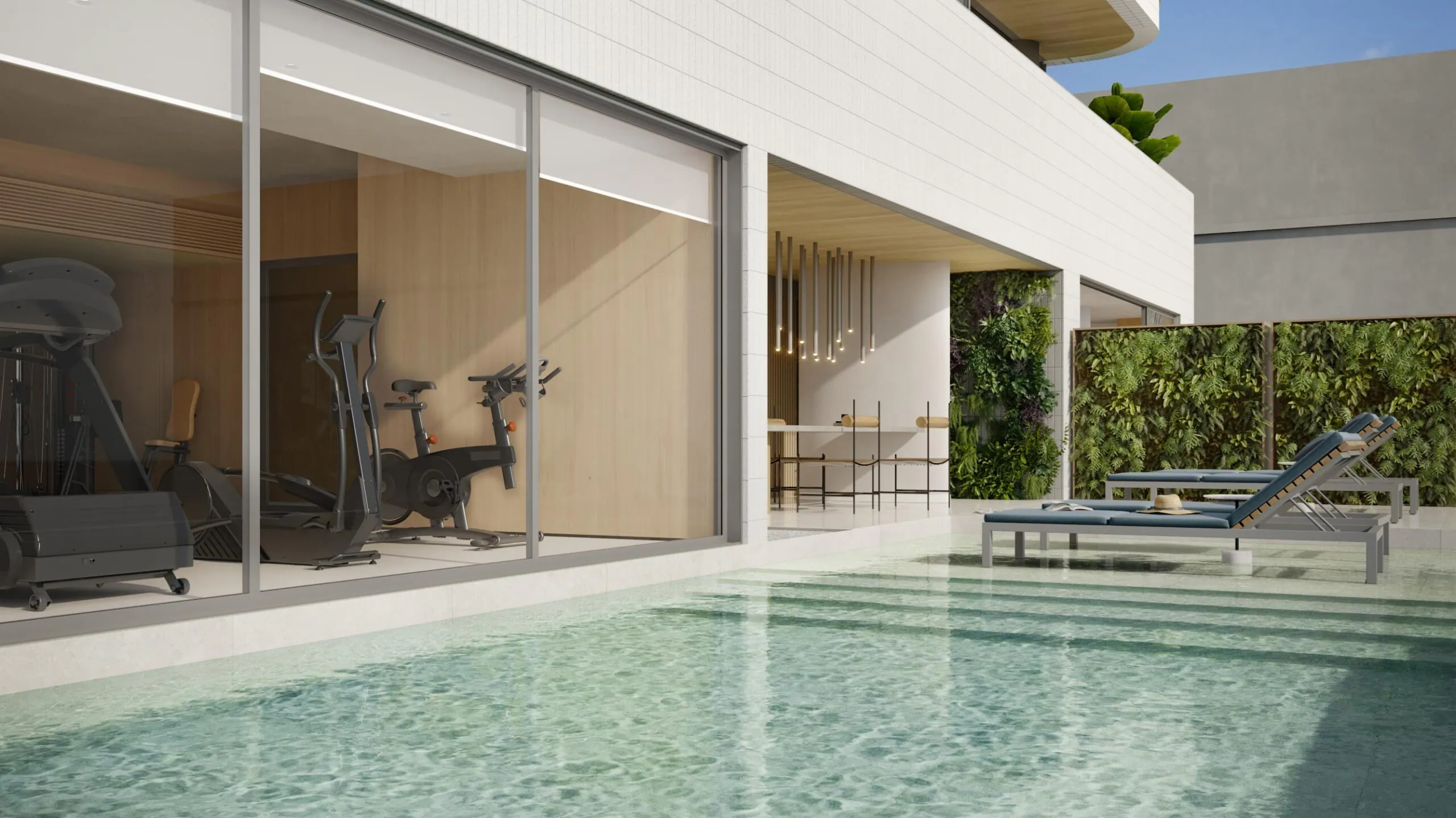 Vista Ipanema Residencial, layout de apartamento mostrando distribuição de móveis e circulação natural entre ambientes.