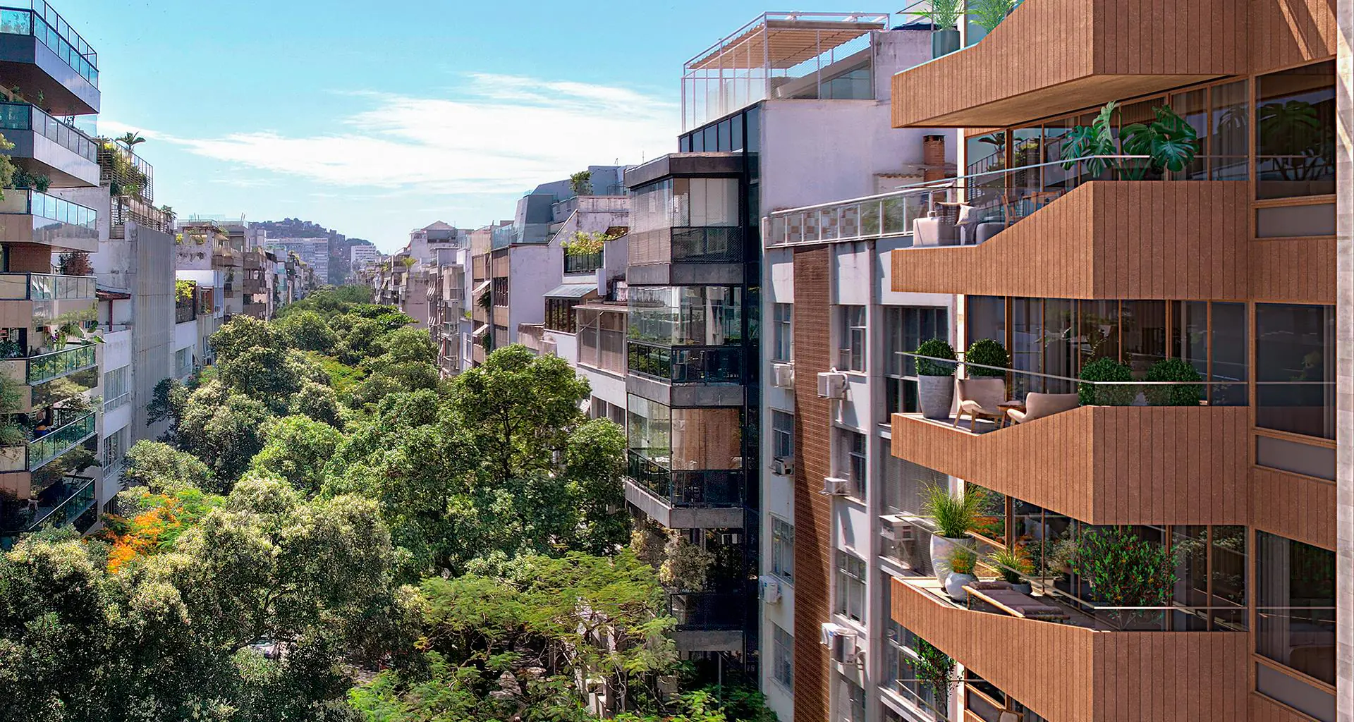 Cozinha conceito aberto planejada para os imóveis do Tempo Ipanema.