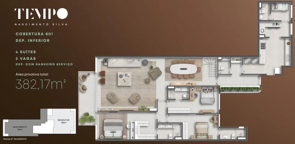 Mapa de localização do lançamento Tempo Residencial na Zona Sul do RJ.