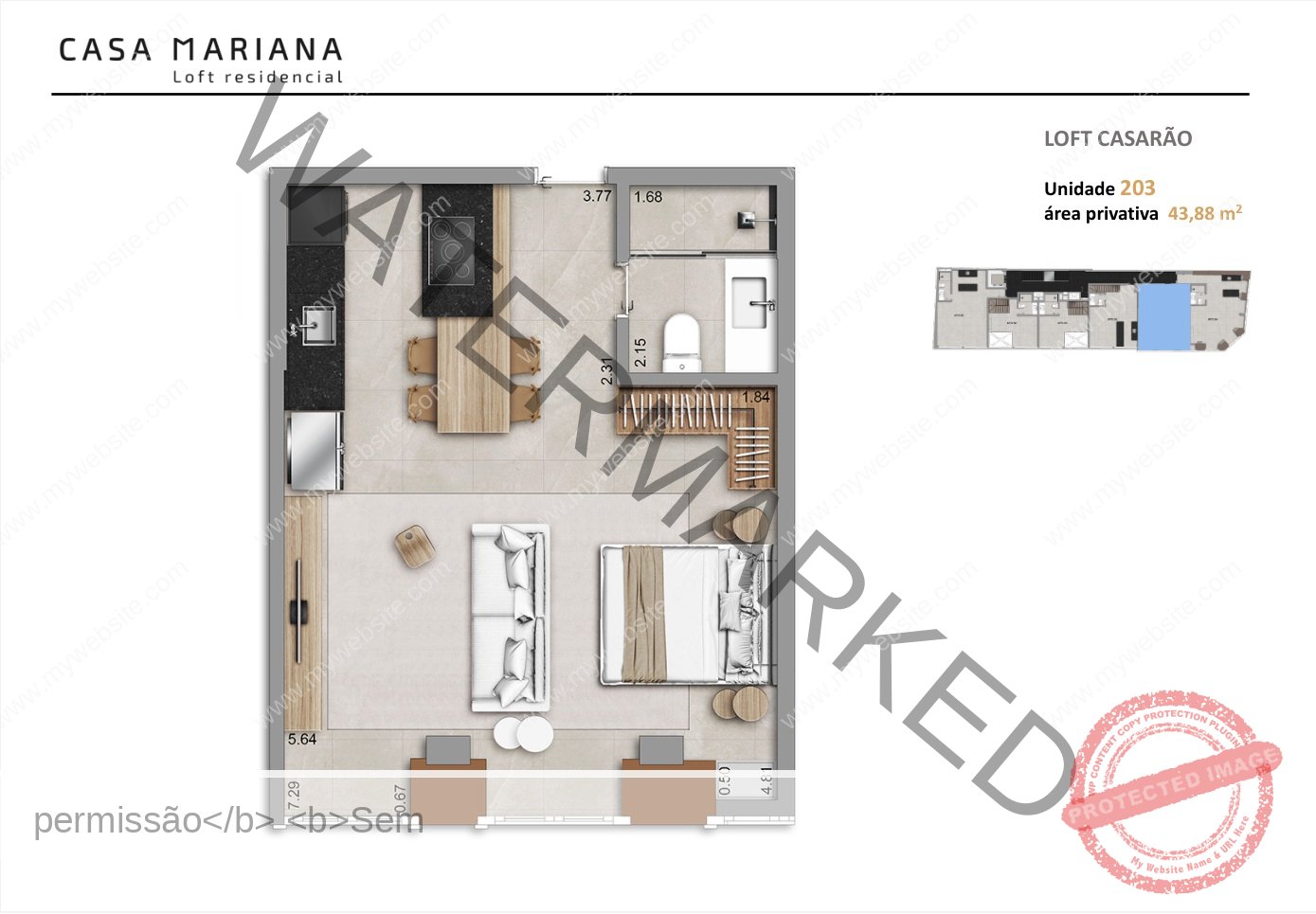 Casa-Mariana-Loft-Residencial-PLANTA-LOFT-CASARAO-203-43,88m²