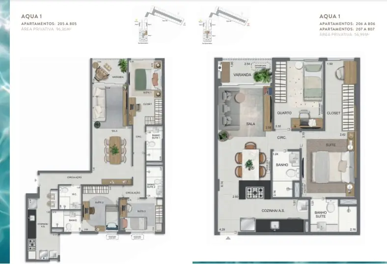 Lançamento Aqua Village Residence Club: Apartamentos e Coberturas no RJ