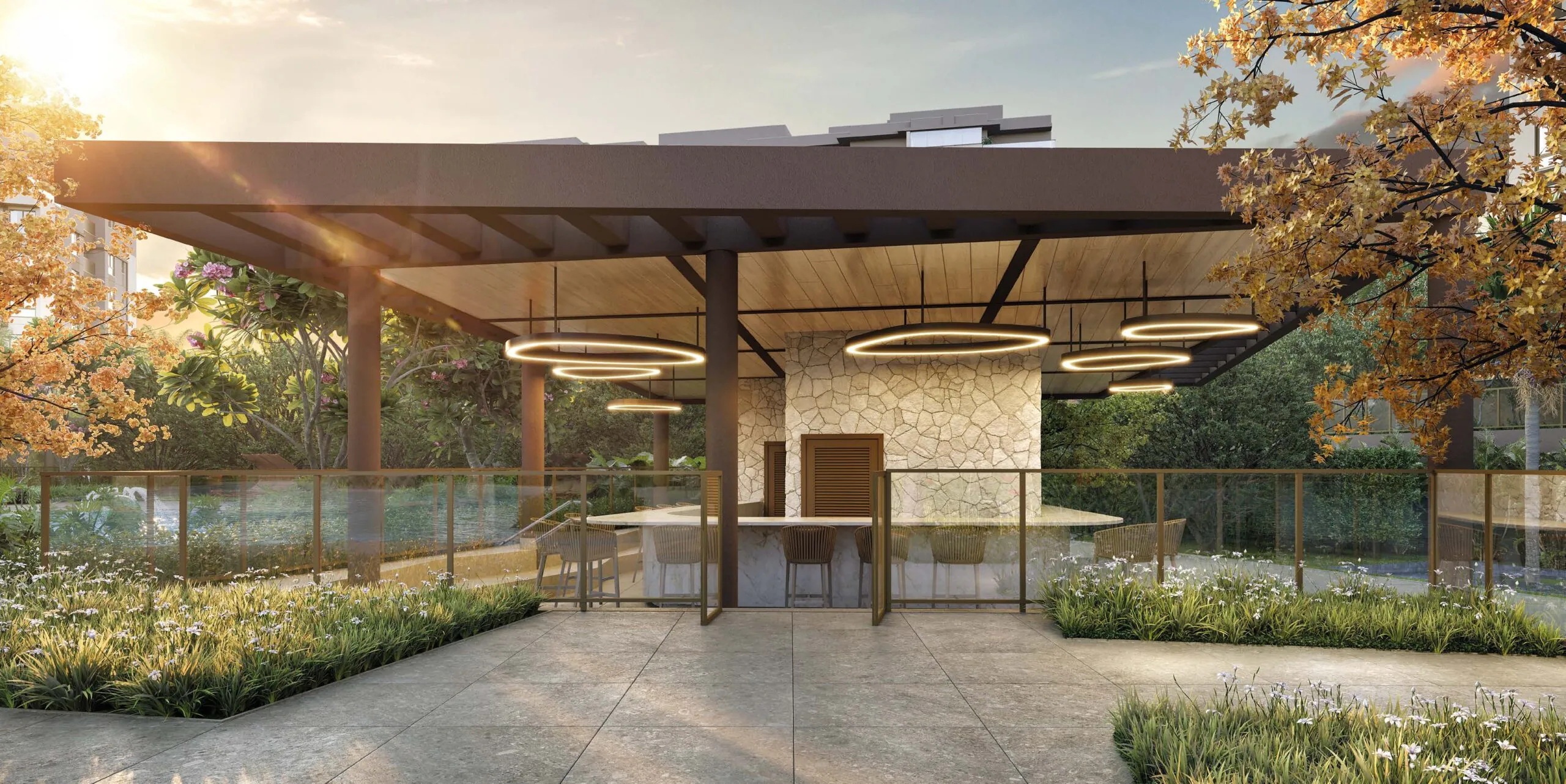 Woods Park Design cozinha planejada de apartamento residencial