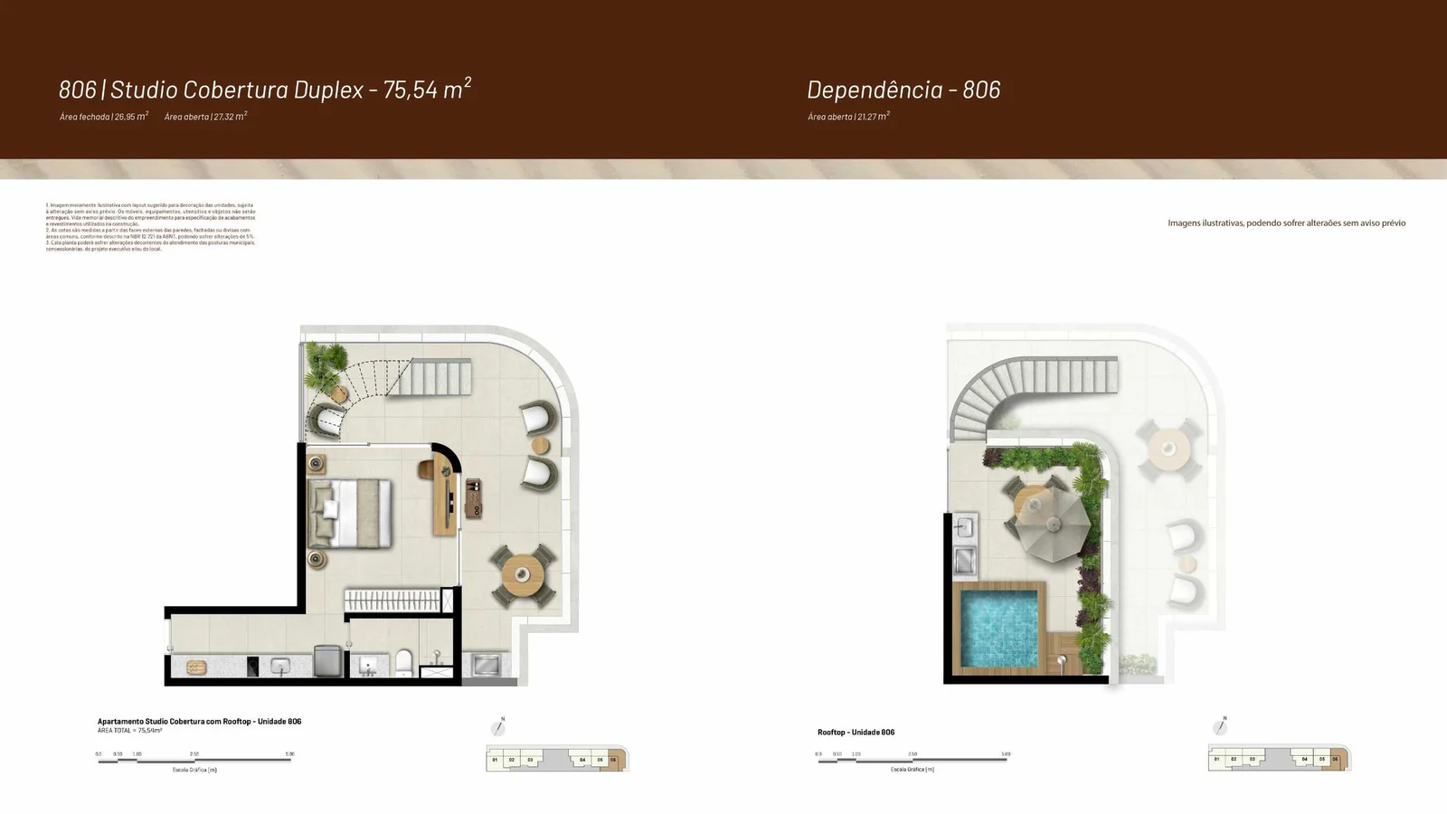 Stay Ludolf Leblon, piscina com deck, espreguiçadeiras e área de sol com paisagismo.
