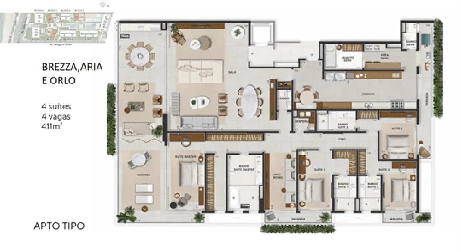 PLANTA 3-APARTAMENTO-CONDOMINIO-RIIO-BY-PIERO-LISSONI-BARRA-RJ