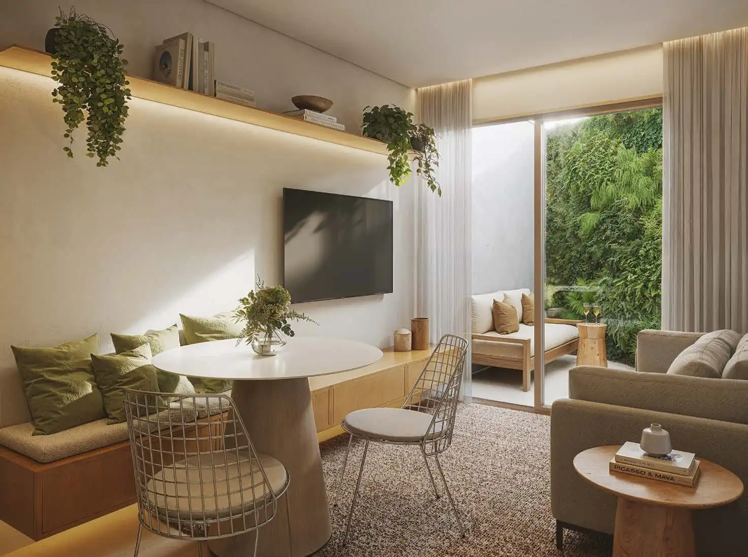 Banheiro contemporâneo de apartamento no Soul Rio Flamengo