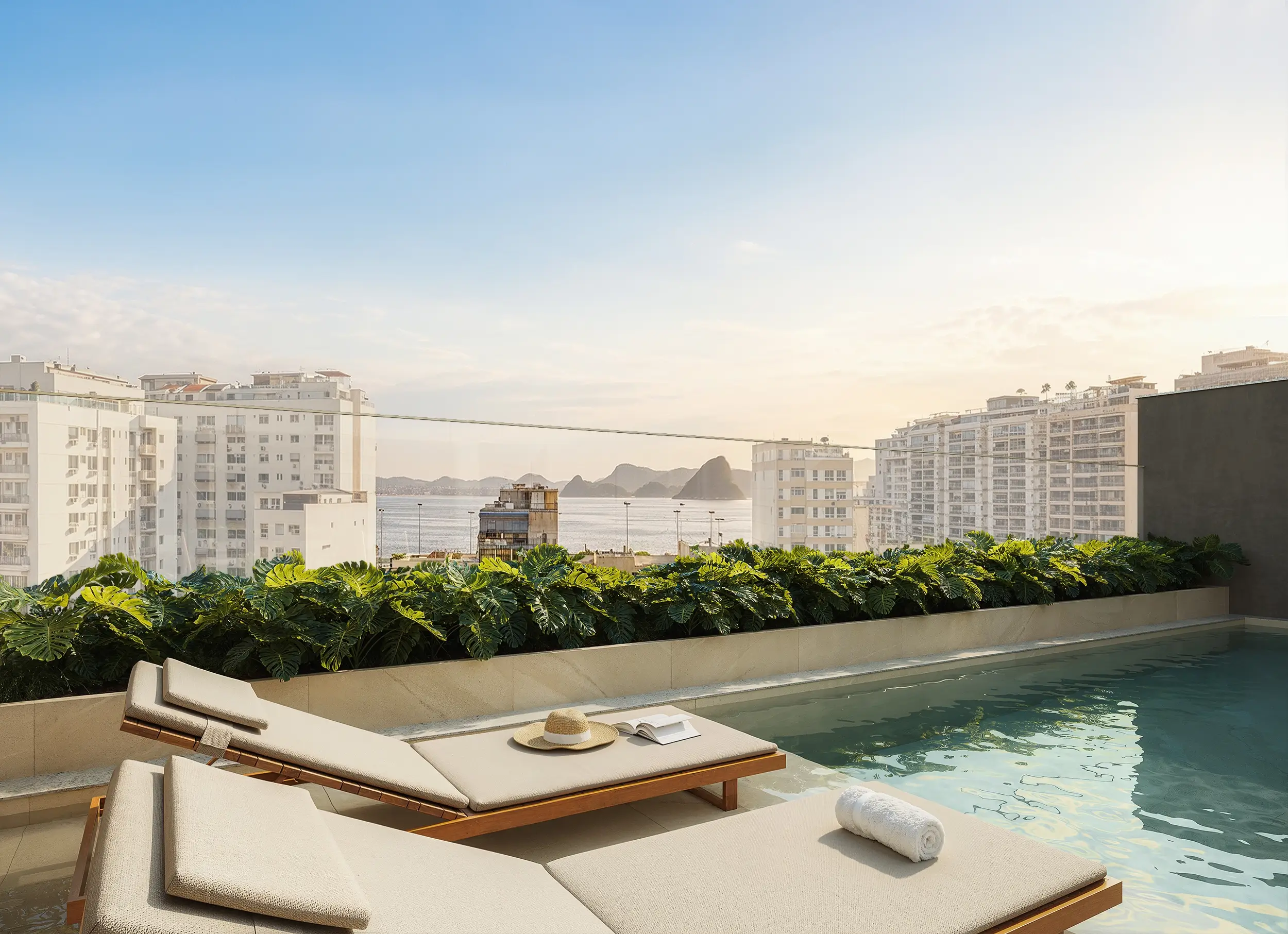 Área de lazer do Soul Rio Flamengo Residencial