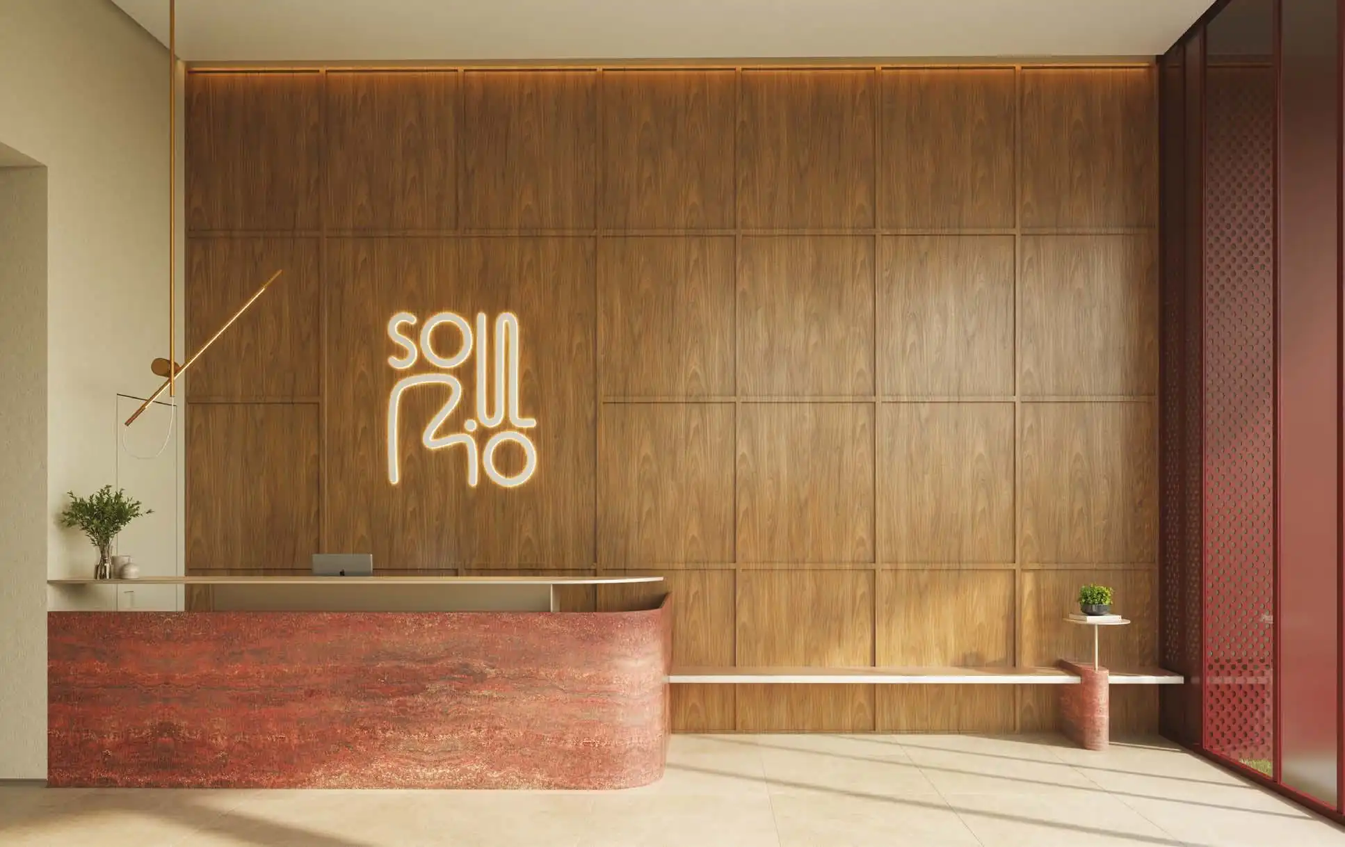 Entrada principal do Soul Rio Flamengo Residencial