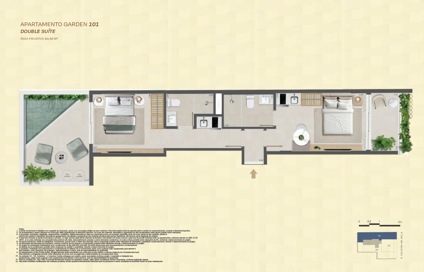 Mare-Ipanema-Plantas-Apto-Garden-101-Double-Suite