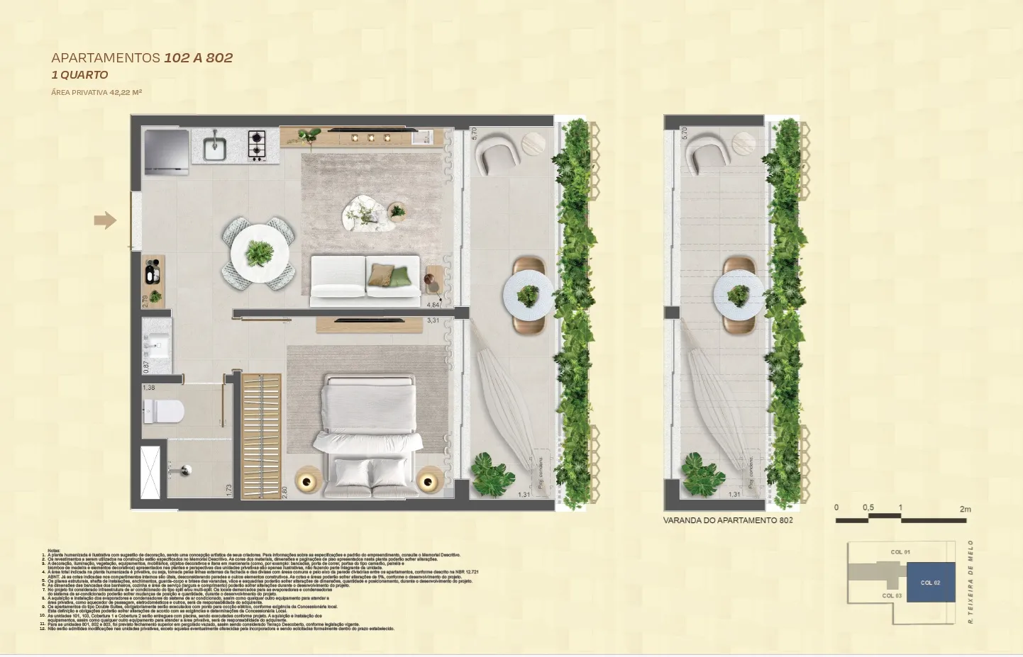 Mare-Ipanema-Plantas-Aptos-102 a 802-1 Quarto