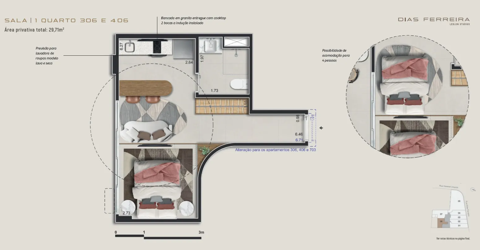 PLANTA-APTO-SALA-1 QUARTO-Dias-Ferreira-Leblon-RJ 1