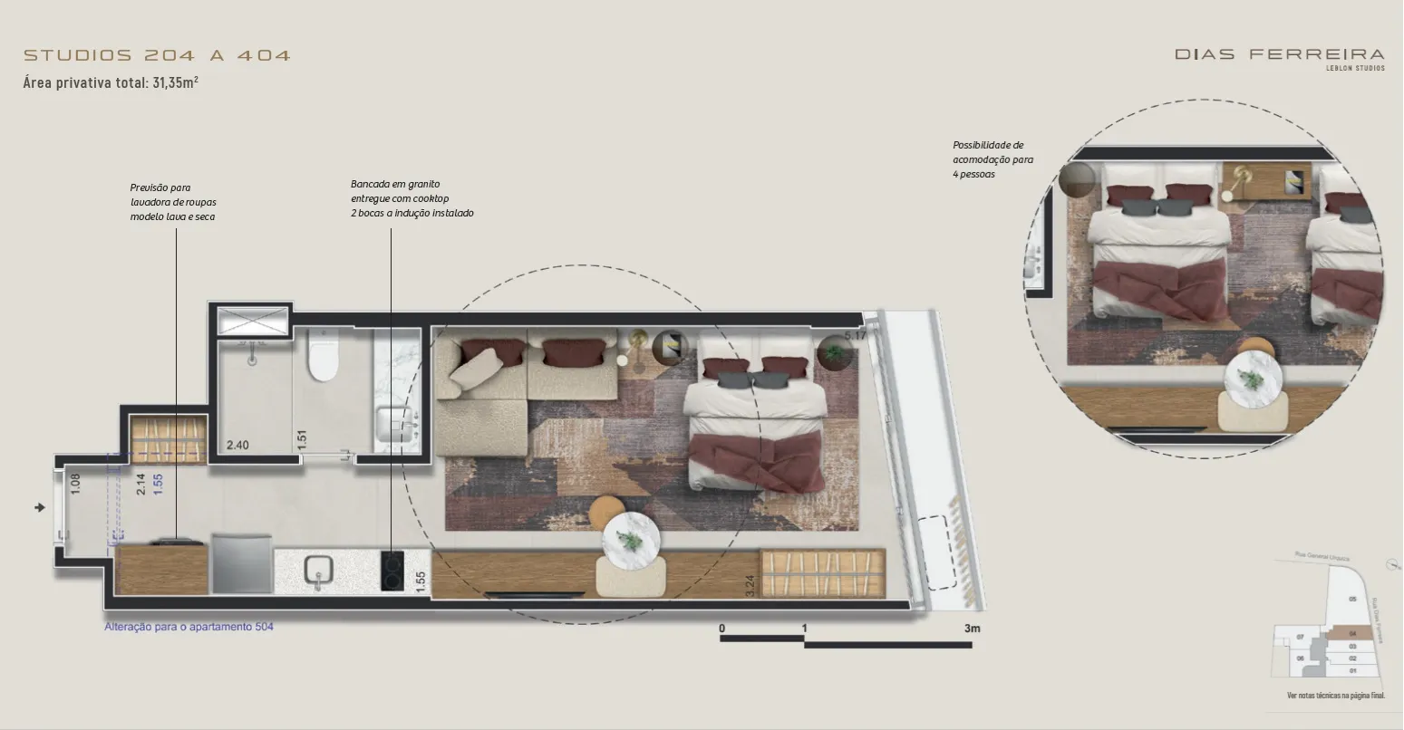 PLANTAS-STUDIOS-Dias-Ferreira-Leblon-RJ 4