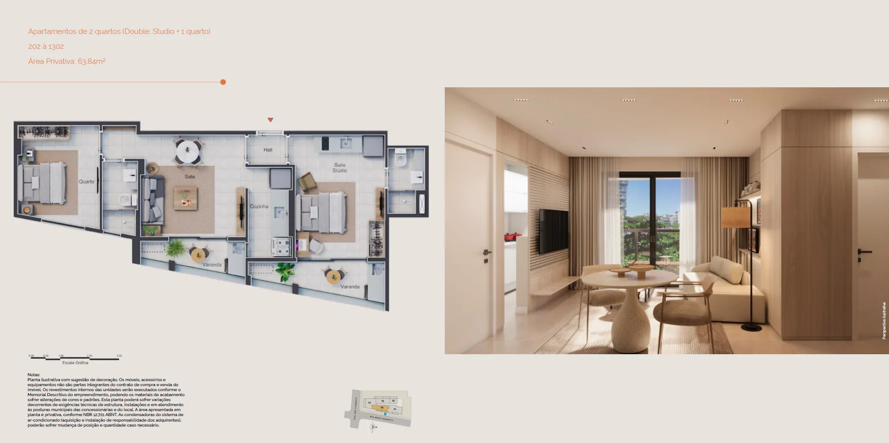 apartamento 3 quartos em botafogo para família