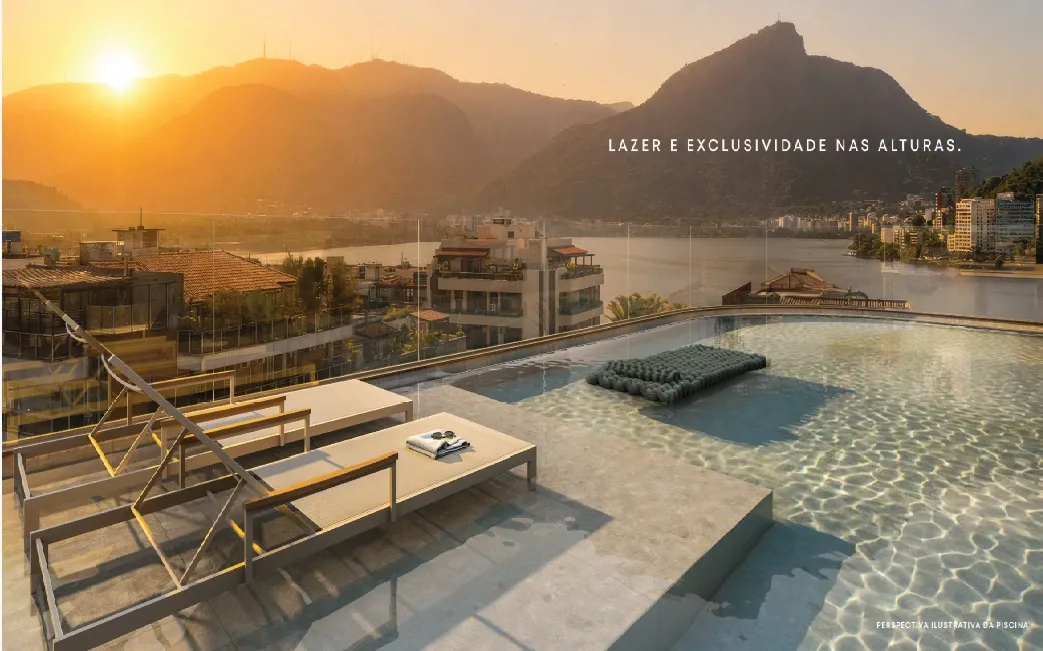 "Cobertura mobiliada de luxo próxima à Praia de Ipanema ideal para moradia e locação premium."
