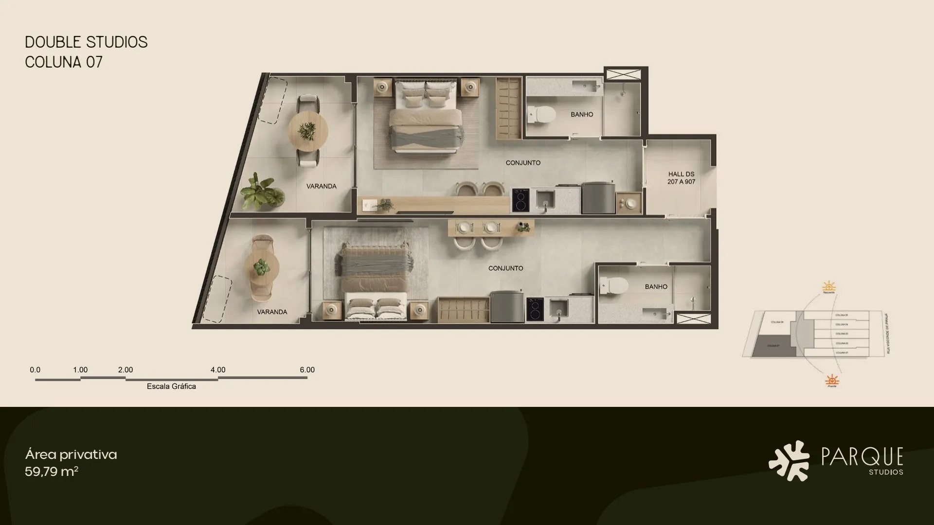 CONDOMINIO PARQUE STUDIOS EM IPANEMA RIO DE JANEIRO