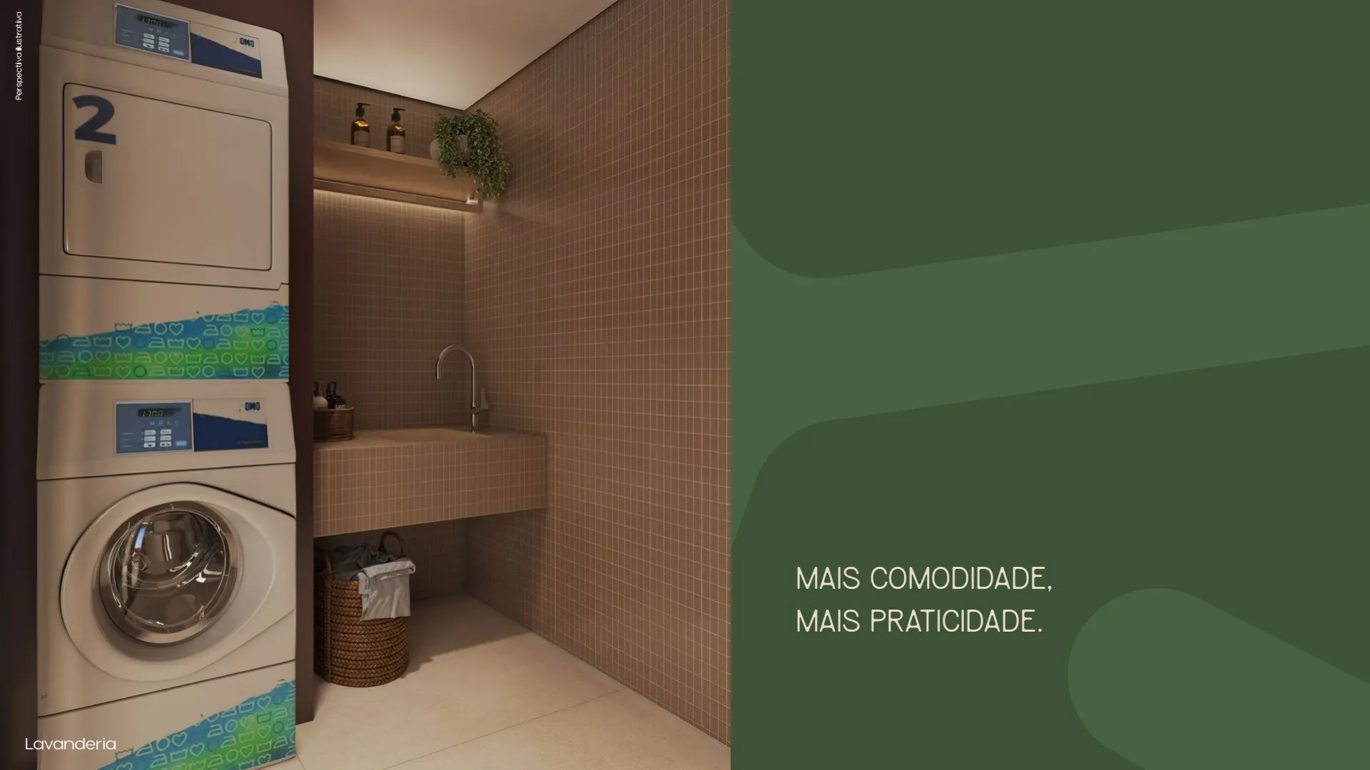 Parque Studios Ipanema: banheiro com box de vidro, cuba sobreposta e acabamento em porcelanato.