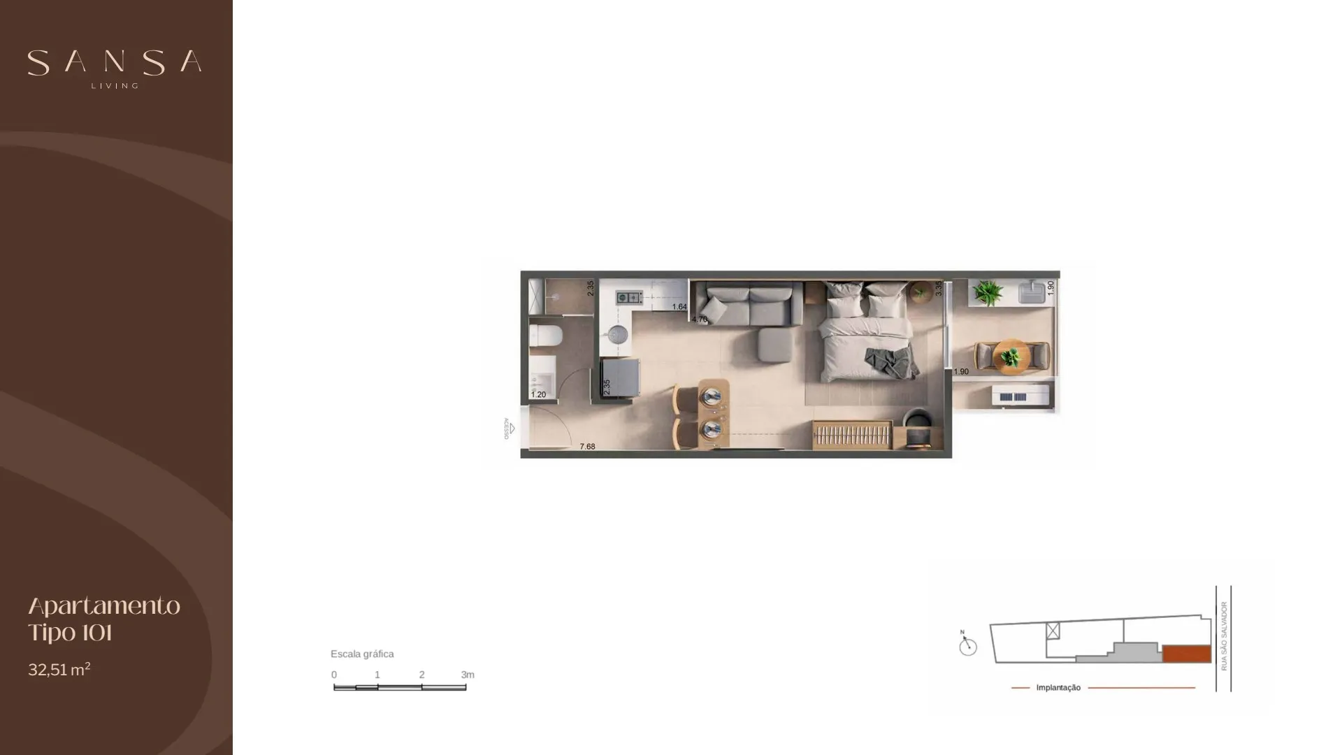 Preço de um Apto no Sansa Living