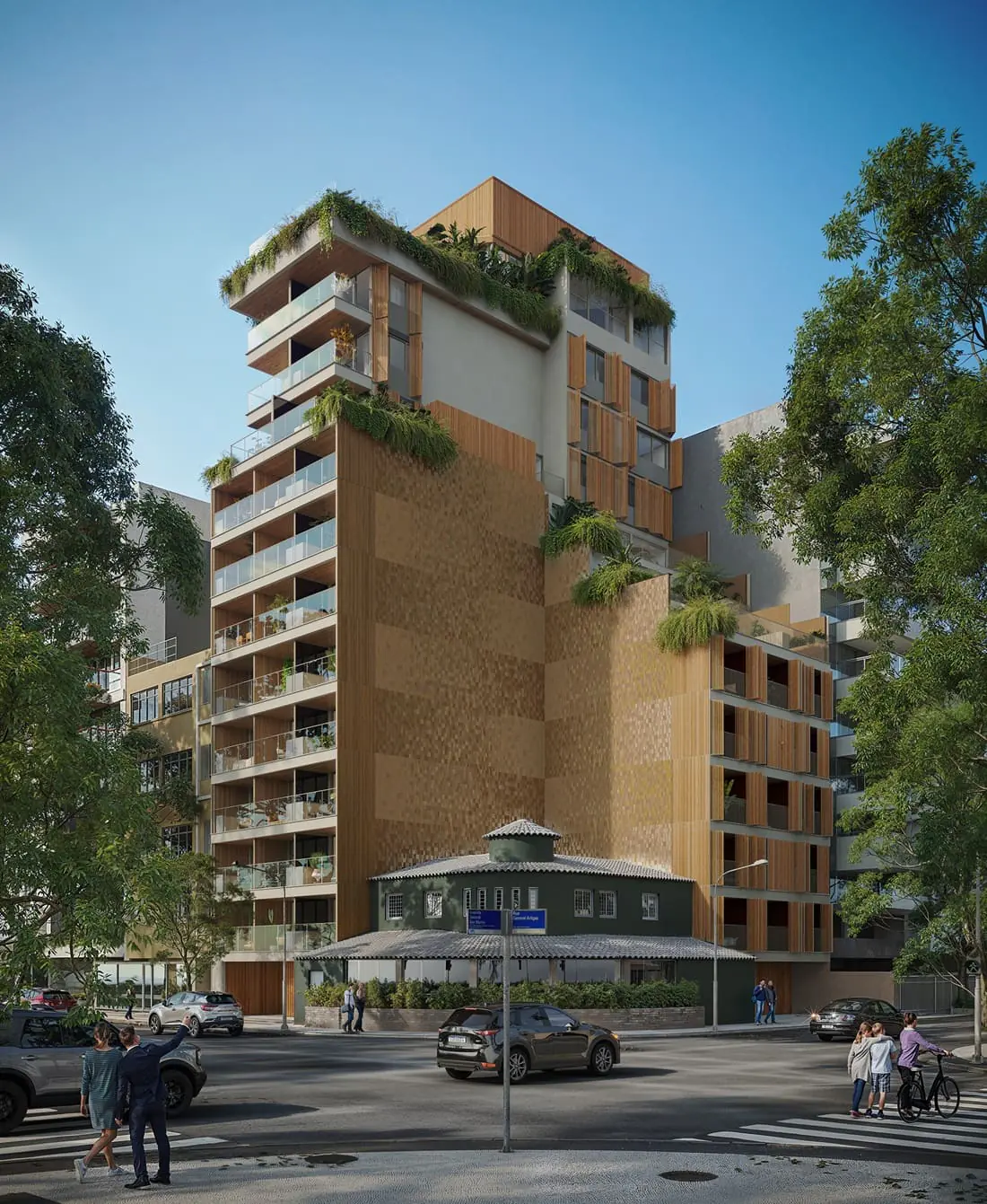 ARTI LEBLON layout de unidade de 72 m² com 1 suíte ampla e cozinha integrada no Leblon.