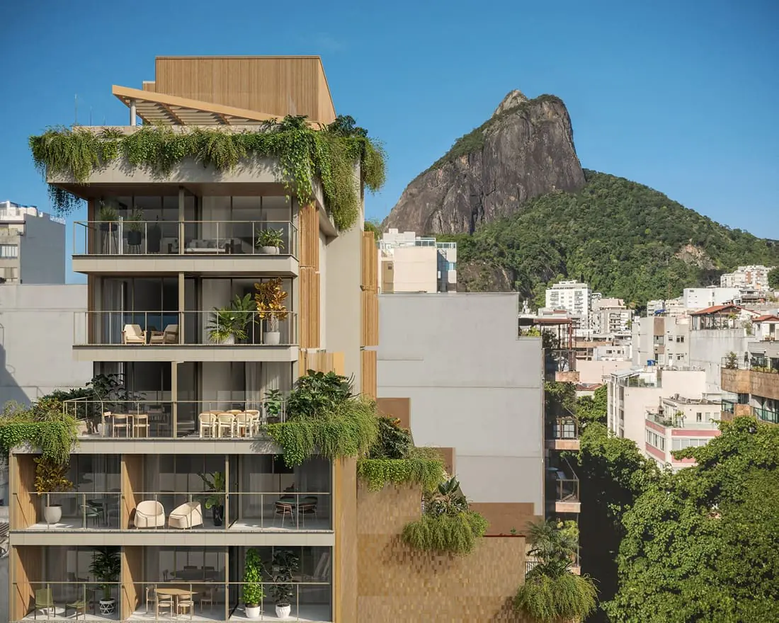 ARTI LEBLON planta de studio de 36 m² com 1 quarto e 1 suíte no Leblon, Rio de Janeiro.