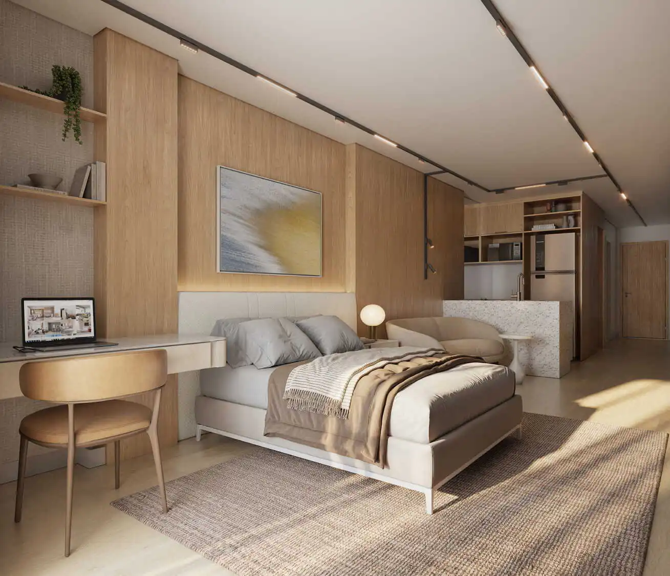 BE.IN.RIO Barão de Jaguaripe 225 interior de apartamento com acabamento sofisticado